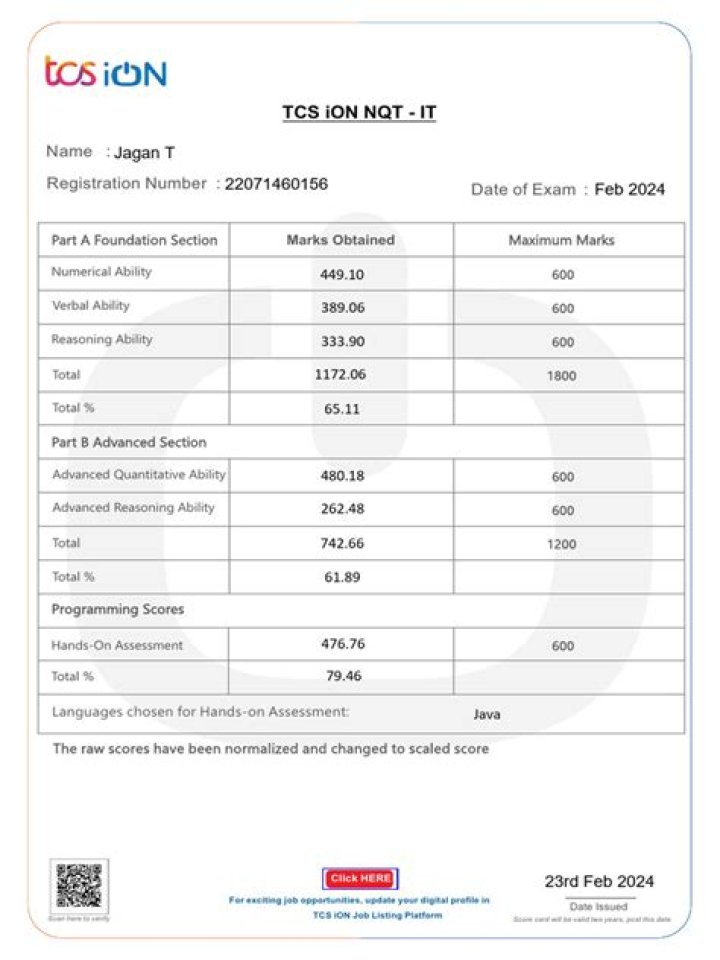 Is TCS Nqt Results 2019 out?