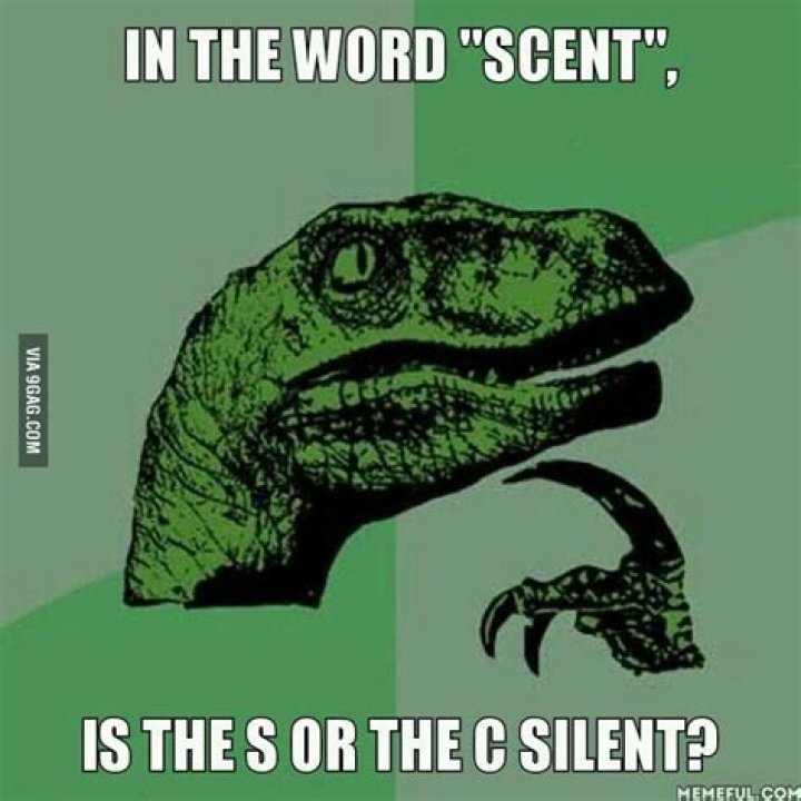 Is the C silent in scent?