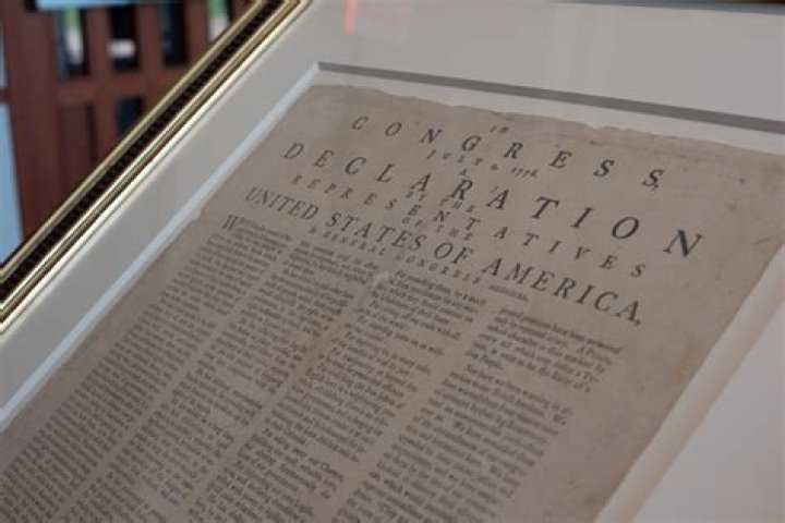 Is the Declaration of Independence an artifact?