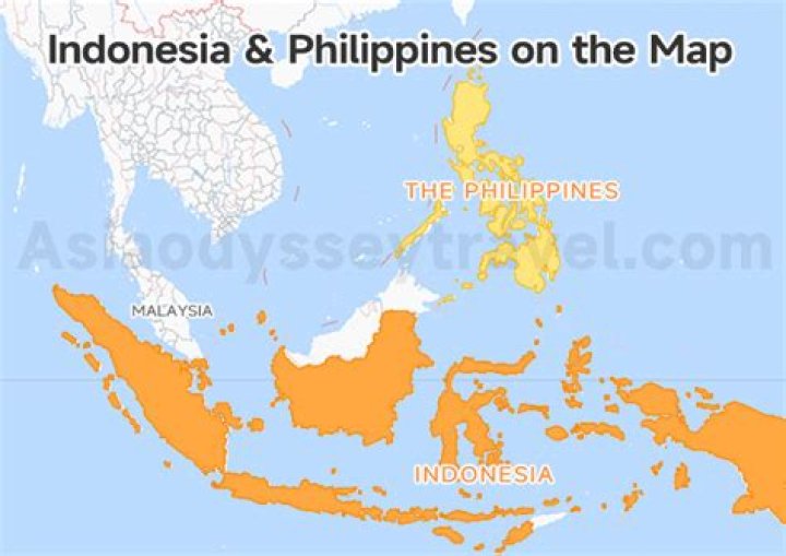 Is the Philippines close to Indonesia?