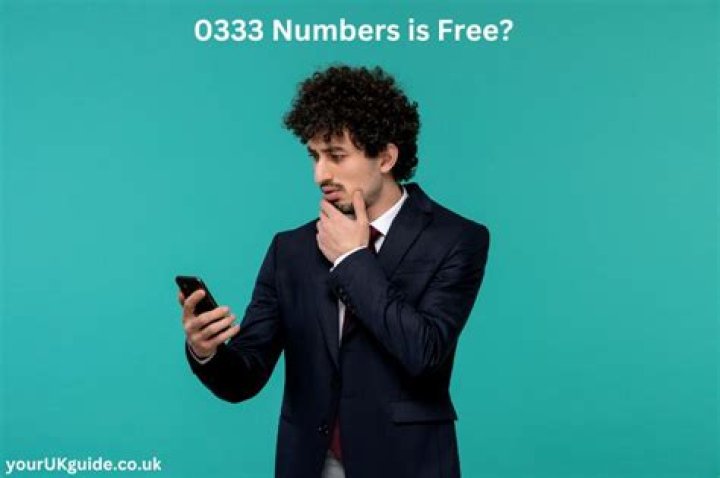 Is there a charge for 0333 numbers?