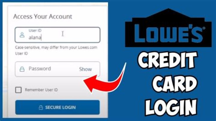 Is there a Lowes credit card app?