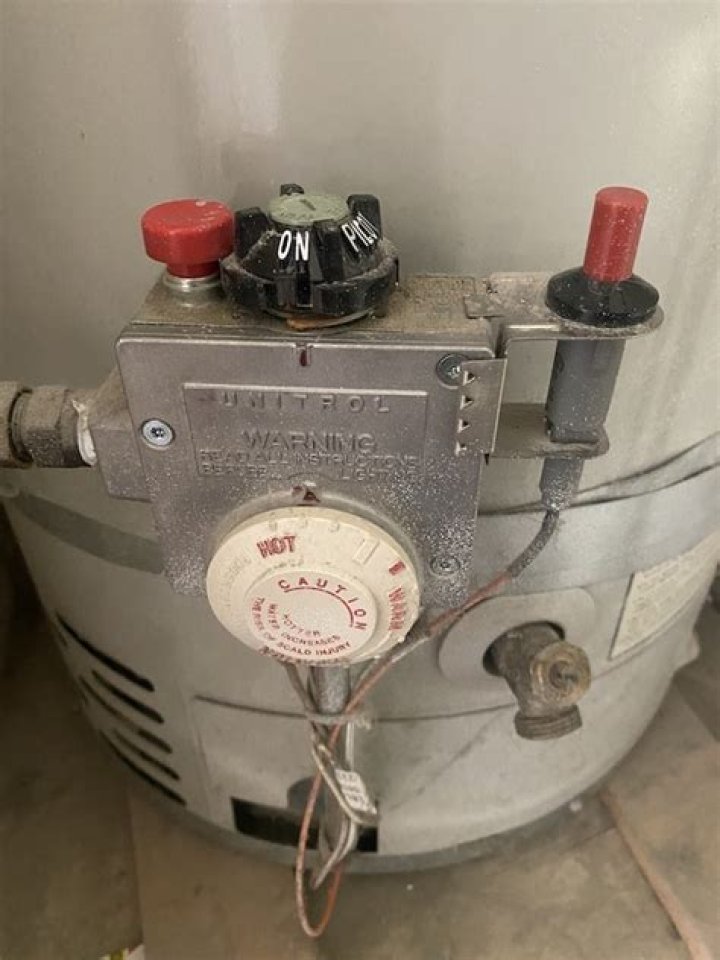 Is there a pilot light on a gas water heater?