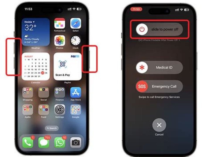 Is there a restart button on iPhone?