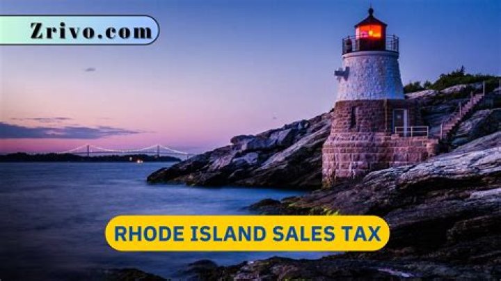 Is there a sales tax in Rhode Island?