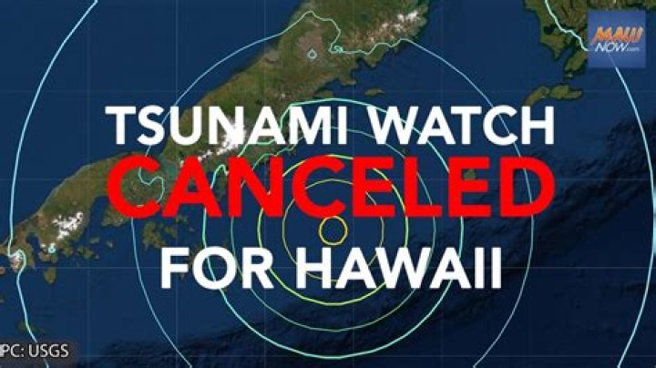Is there a tsunami warning for Hawaii right now?
