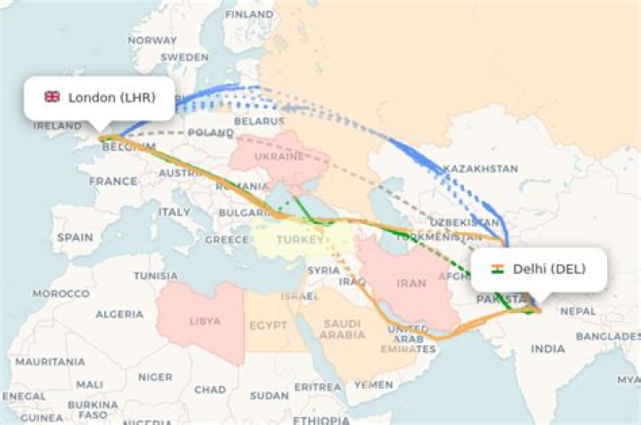 Is there any flight from London to India?