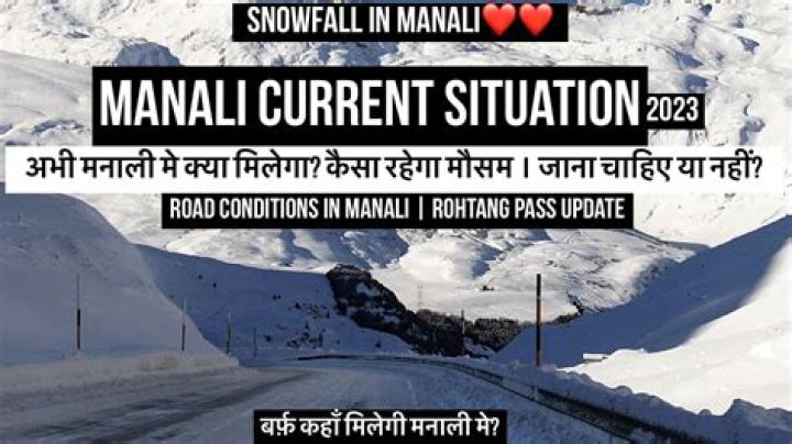 Is there snow in Manali in October?