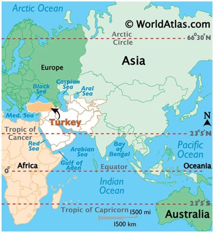 Is Turkey close to India?