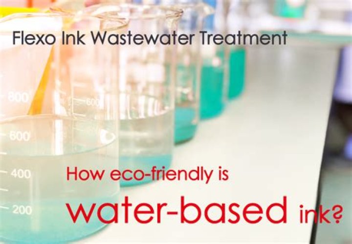 Is water based ink bad for the environment?