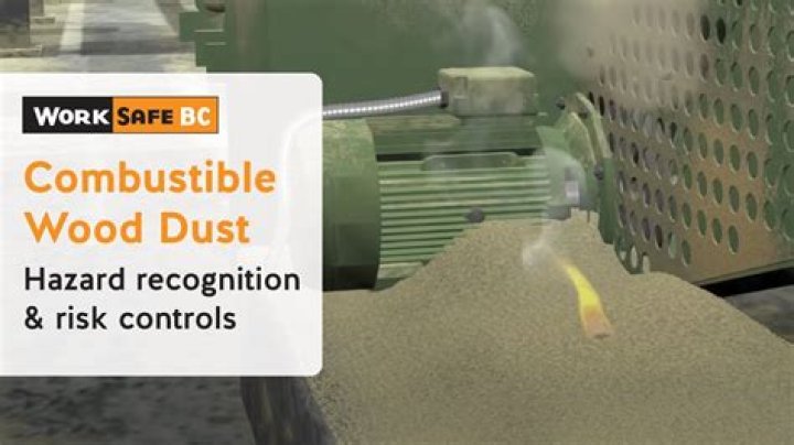 Is wood dust flammable?