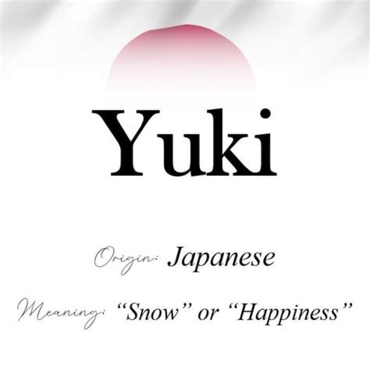 Is Yuki unisex?