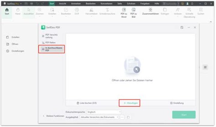 Ist PDF A durchsuchbar?