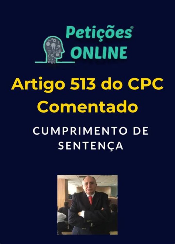 O que significa art 513 do CPC?
