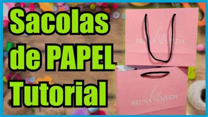 Qual o tipo de papel para fazer sacolas?