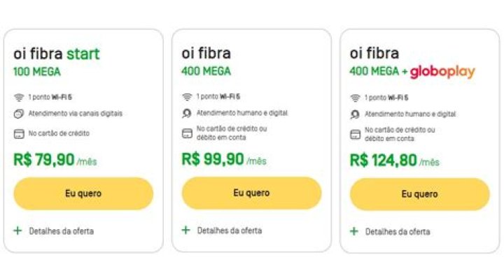 Qual site da Oi?
