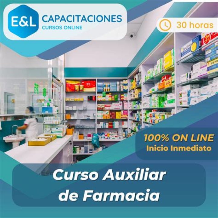 ¿Que se estudia en el curso de auxiliar de farmacia?