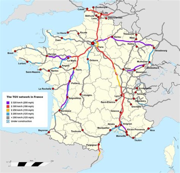 Quelles sont les lignes TGV en France ?