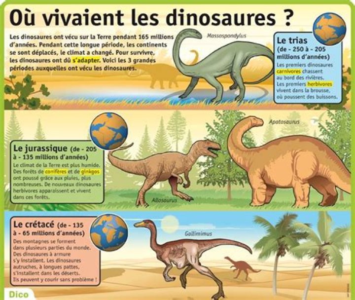 Quels animaux vivaient au temps des dinosaures ?