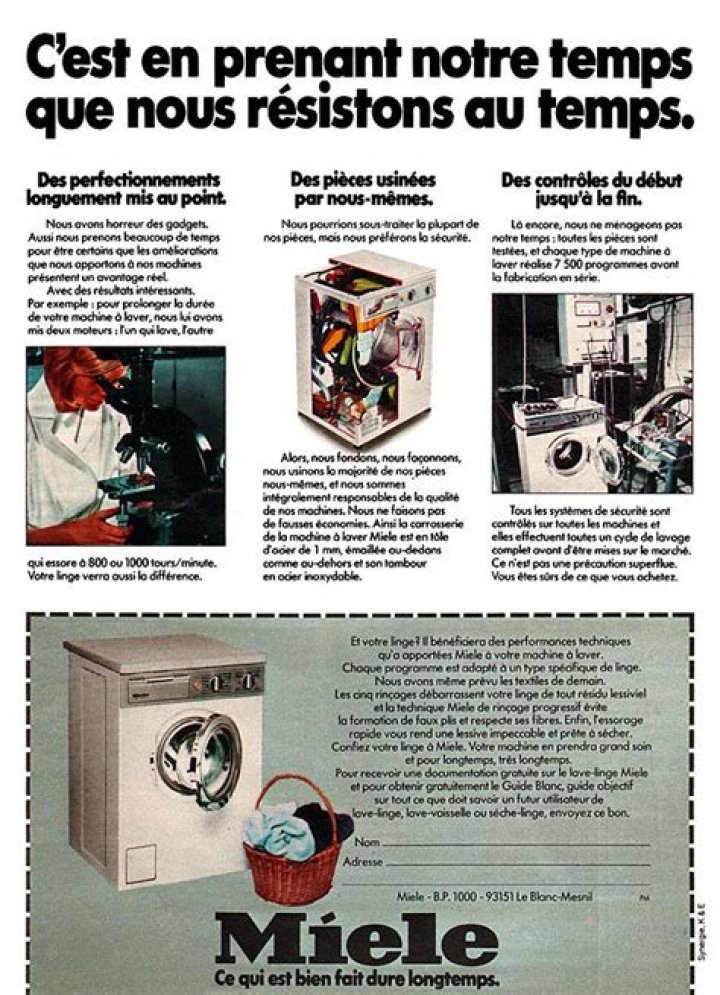 Qui fabrique la marque Miele ?