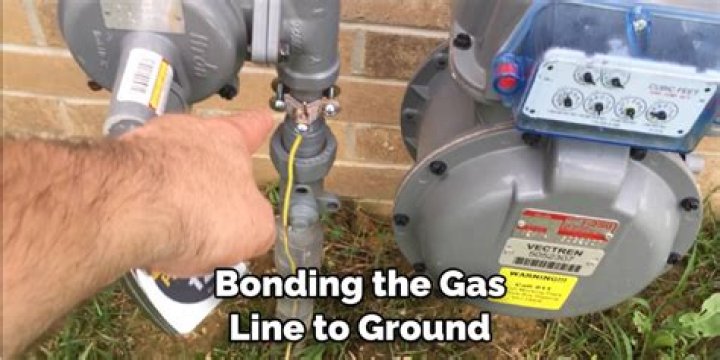 Should gas line be grounded?