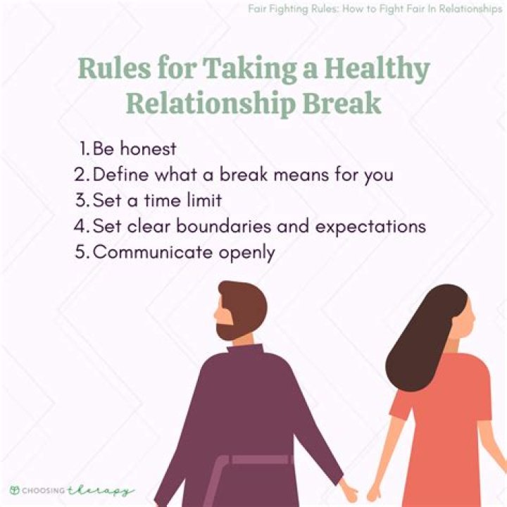 Should I contact my girlfriend during a break?