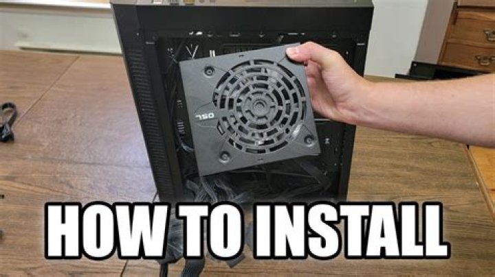 Should I install power supply or motherboard first?