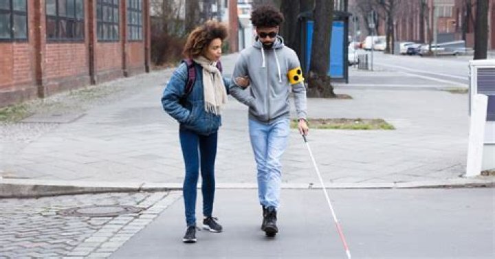 Should you ask a blind person if they need help?