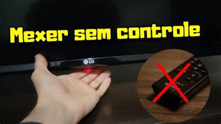 Tem como mexer na Smart TV sem controle?