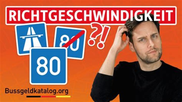 Wann gilt die Richtgeschwindigkeit?