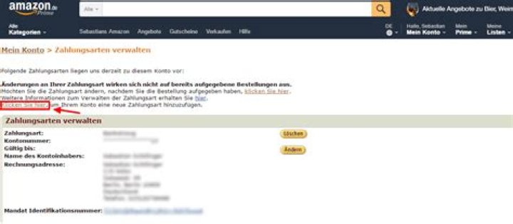 Warum muss ich bei Amazon eine neue Zahlungsart angeben?