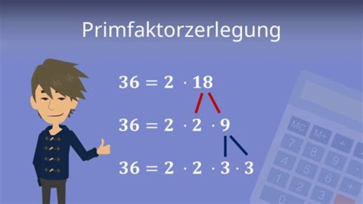 Was ist die Primfaktorzerlegung von 36?