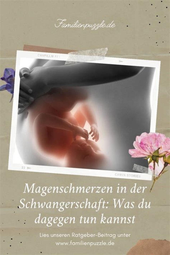 Was kann ich gegen Magenschmerzen in der Schwangerschaft tun?