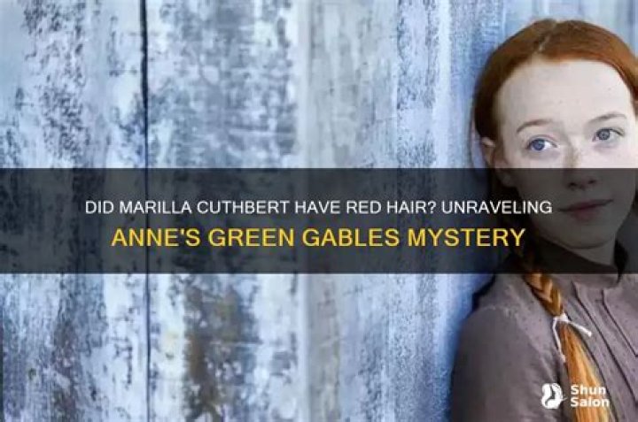 Was Marilla's hair red?