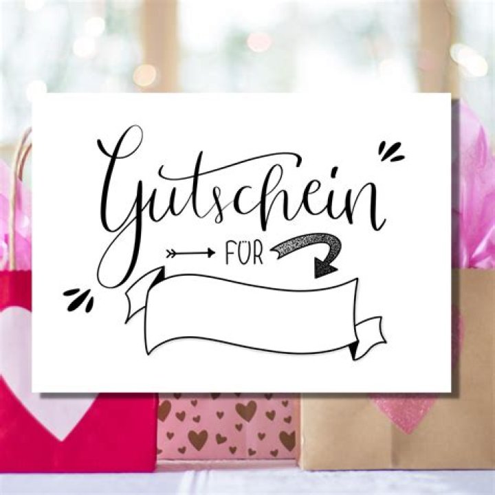 Was schreibt man in einen Gutschein?