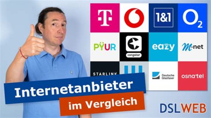 Welche Anbieter gibt es im Internet?
