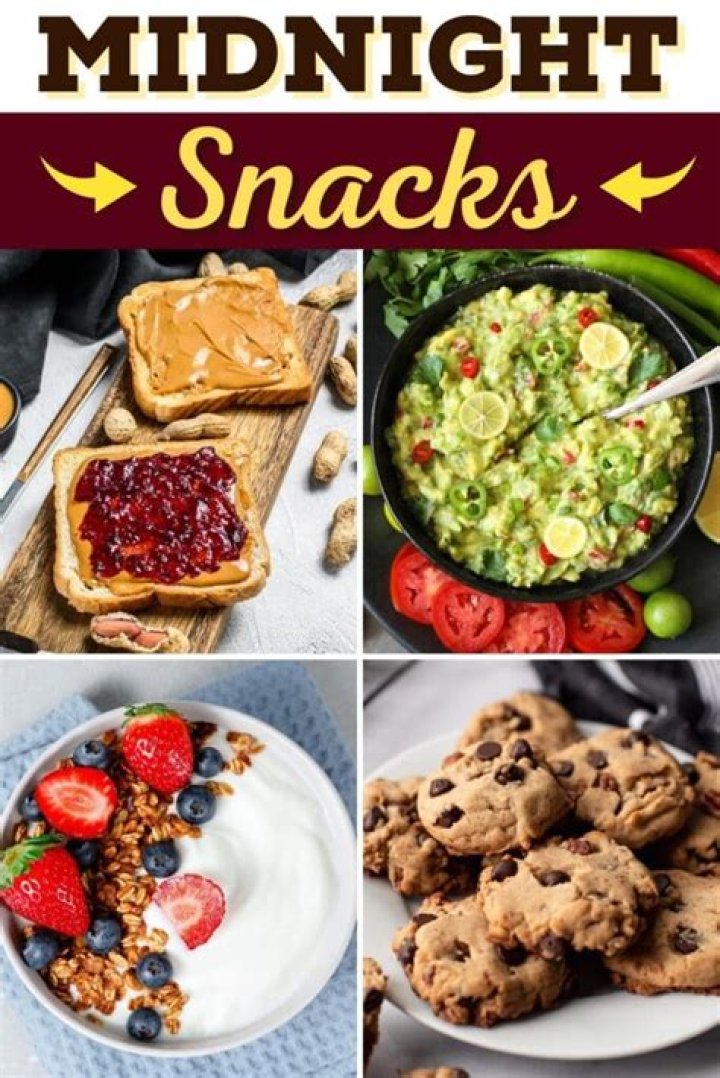 What's a good midnight snack healthy?