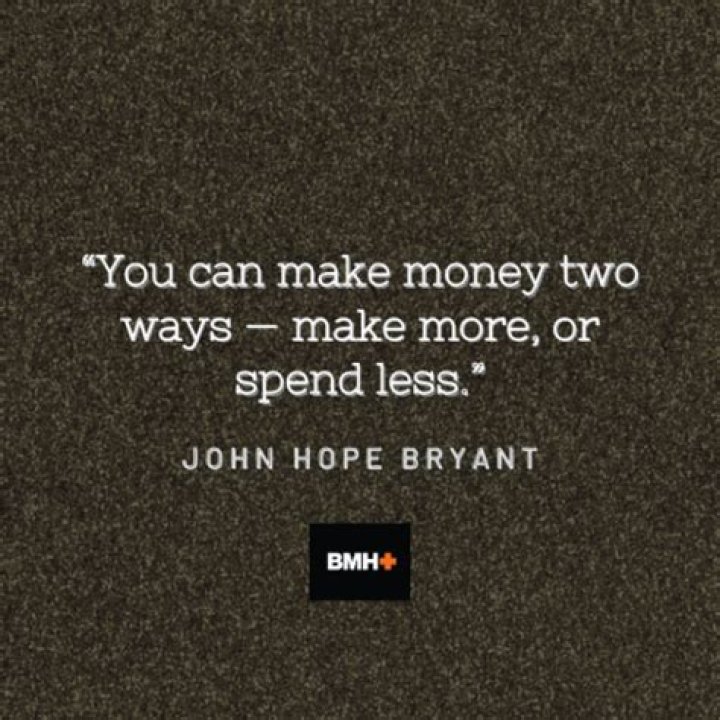 What's a word for saving money?
