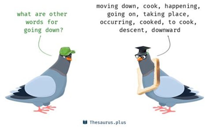 What's another word for going downhill?