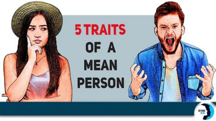 What's another word for mean person?