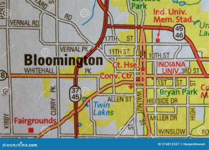 What's the area code for Bloomington Indiana?