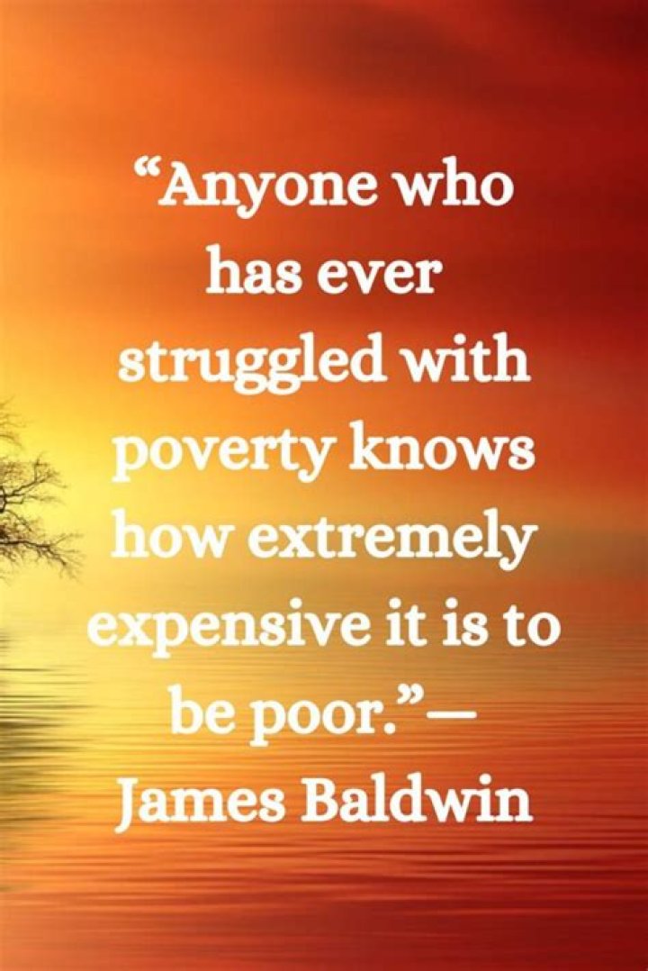What's the definition of being poor?