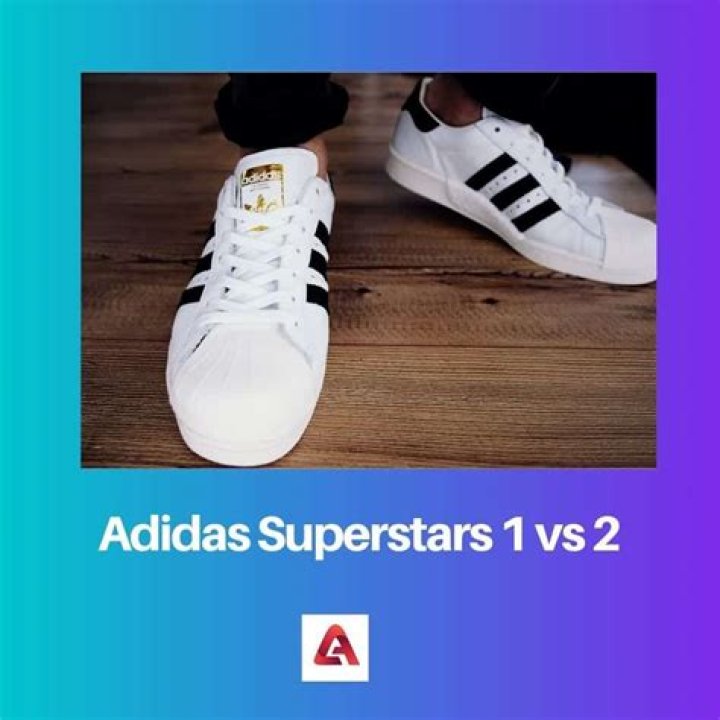 What's the difference between adidas Superstar 1 and 2?