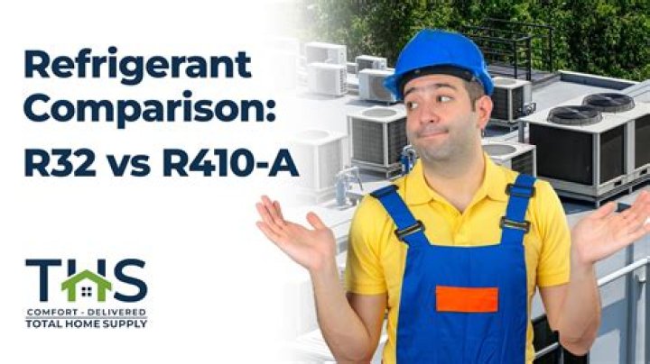 What's the difference between R410A and R32?