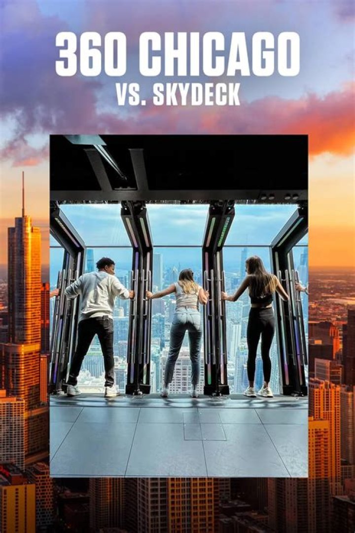 What's the difference between Skydeck and 360 Chicago?