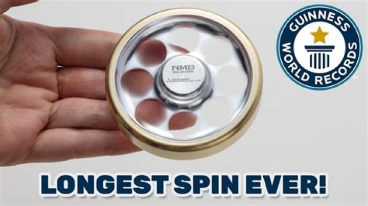 What's the longest a fidget spinner has spun?