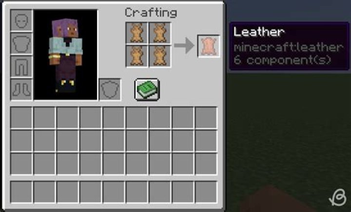 What all drops leather in Minecraft?