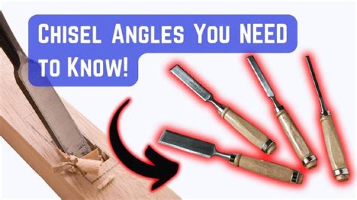 What angle do you grind a chisel?