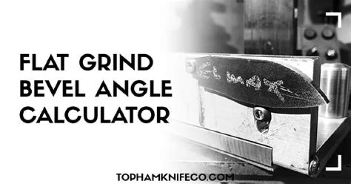 What angle is a flat grind?