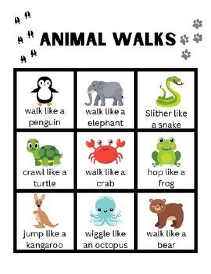 What animal walks on water?